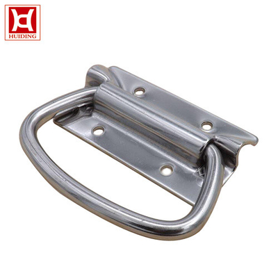 ISO9001 Folding Industrial Pull Handle Furniture Metal Tool Box Menangani SUS304