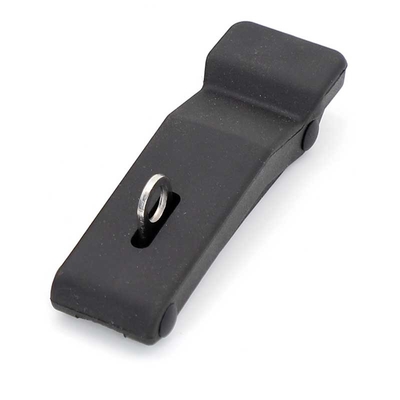 ISO9001 Flexible Black Rubber Draw Latches Anti Korosi Untuk Mesin Rekayasa