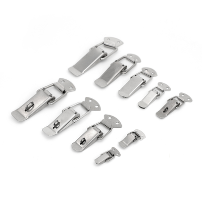 DK003 Kotak Alat Besar Toggle Latch 316 Cerah Sliver Dengan Pegas