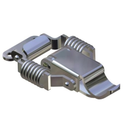 ISO9001 Double Spring Loaded Stainless Steel Toggle Latch yang Dapat Dikunci