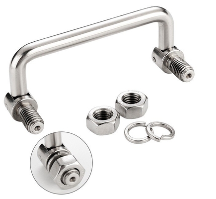 SS304 Stainless Steel Lipat Dada Menangani Bentuk U ISO9001
