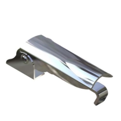 Huiding Adjustable Iron Over Center Latch Berlapis Nikel Tahan Karat