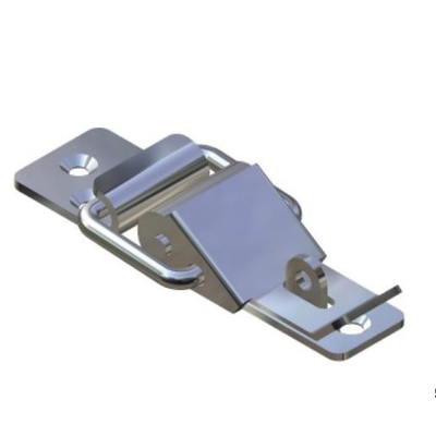 Galvanized Finishing Silver Small 201 Spring Loaded Draw Latch Hasp