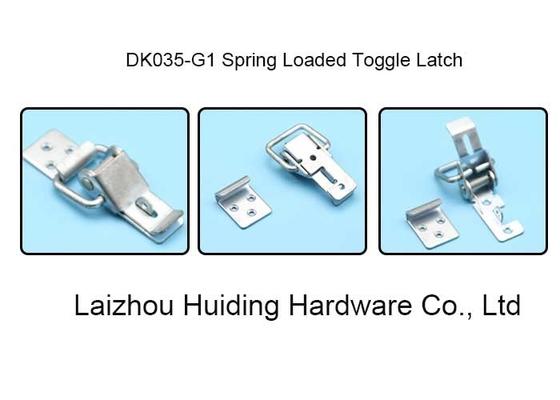 Galvanized Finishing Silver Small 201 Spring Loaded Draw Latch Hasp