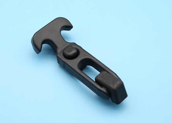 Dipoles Hitam T Handle Latch Karet Ketahanan Korosi Antirust Ringan