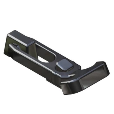 Dipoles Hitam T Handle Latch Karet Ketahanan Korosi Antirust Ringan