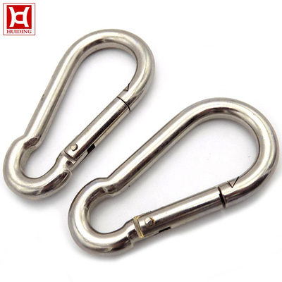M5 Carabiner 304 Spring Stainless Steel Snap Kait 5x50mm Anti Korosi