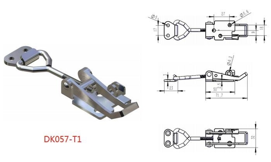 Chromium Plating Adjustable Toggle Latch Heavy Duty Latch Toggle Clamp ISO