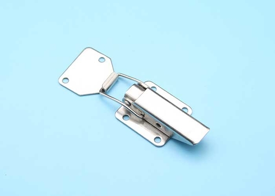 Tahan Pakai 304 Stainless Steel Toggle Latch Metal Toggle Catch Dengan Lubang Kunci Samping