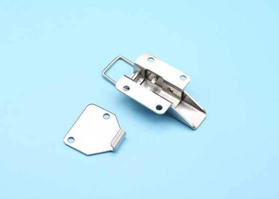 Tahan Pakai 304 Stainless Steel Toggle Latch Metal Toggle Catch Dengan Lubang Kunci Samping
