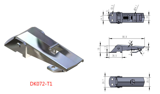 Self Locking Iron Steel Adjustable Over Center Latch Antirust ISO9001