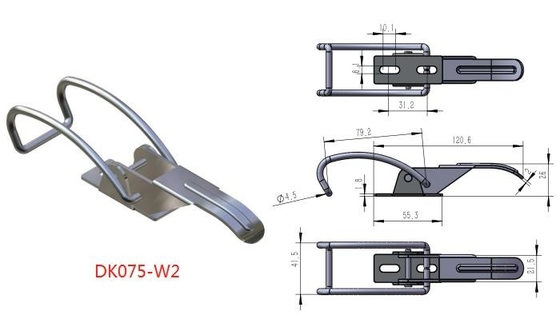 Pengait Toggle Stainless Steel Kait ISO Untuk Perokok