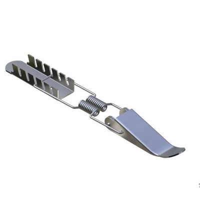 ISO9001 Zinc Plated Spring Loaded Toggle Latch Anti Getar Untuk Kolektor Debu Industri