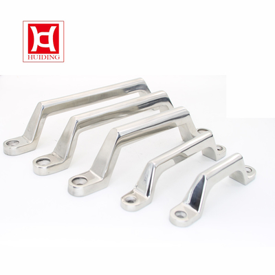 SS304 Industrial Heavy Duty Door Cast Pull Handles 105mm Untuk Mesin Kabinet Perahu