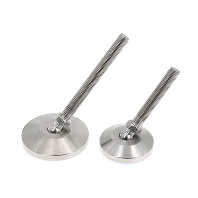 M10 Stainless Steel Kaki Meratakan Meja Tugas Berat Yang Dapat Disesuaikan Untuk Mesin