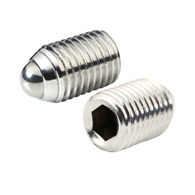 M4 Ball Nose Plunger Musim Semi Ditarik Dengan Bola Stainless Steel